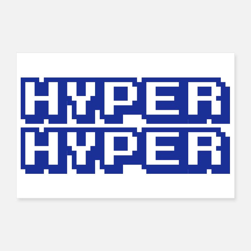 HYPER HYPER Poster 30x20 cm