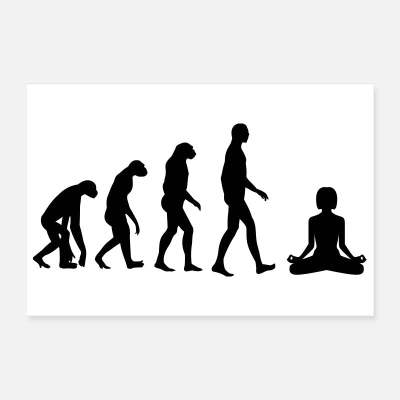 Yoga / Yogi / Buddhism / Buddhismus / Bouddhisme Poster 12" x 8" (30x20 cm)