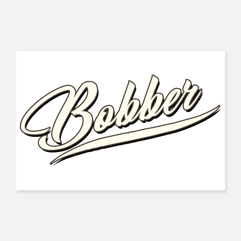 bobber chopper biker cruise sticker sticker Poster 12" x 8" (30x20 cm)