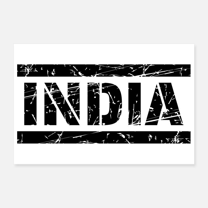 India Poster 12" x 8" (30x20 cm)