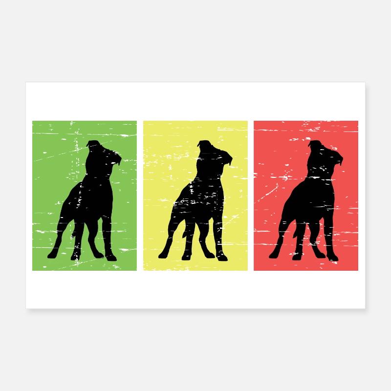 Dog owner Poster 12" x 8" (30x20 cm)