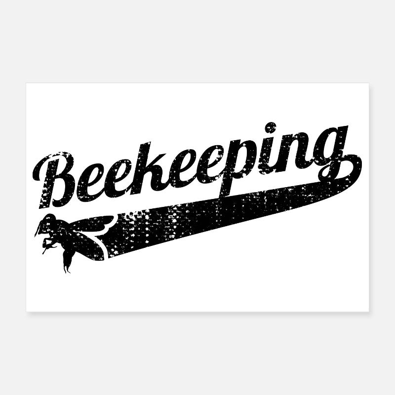 Beekeeping Poster 12" x 8" (30x20 cm)