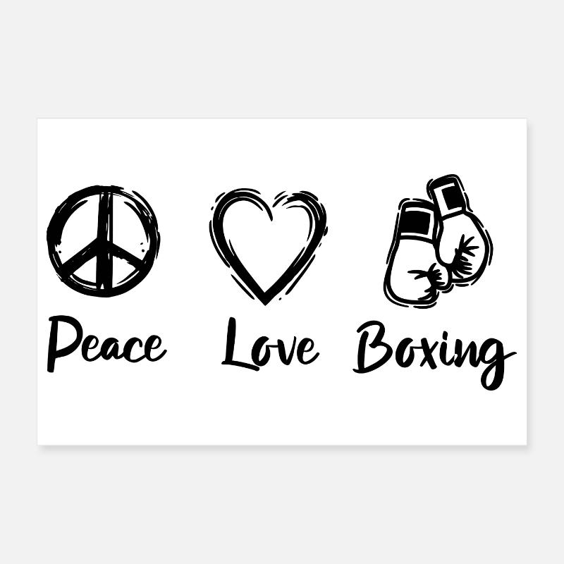 Amour Boxer Poster 30 x 20 cm