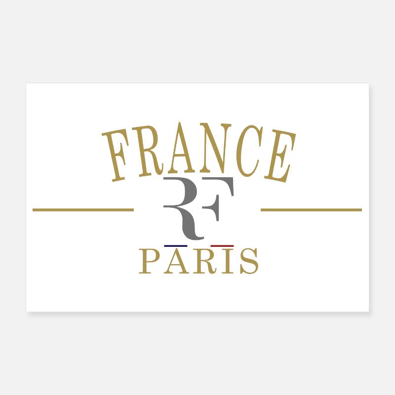 France drapeau RF Poster 30 x 20 cm
