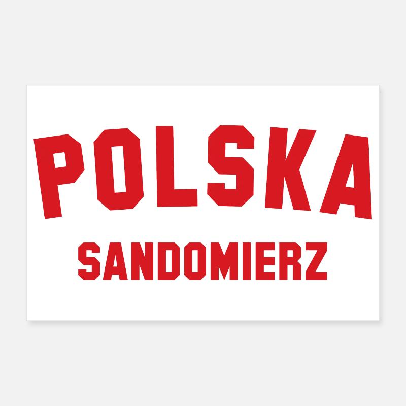 SANDOMIERZ Polska Pologne Poster 30 x 20 cm