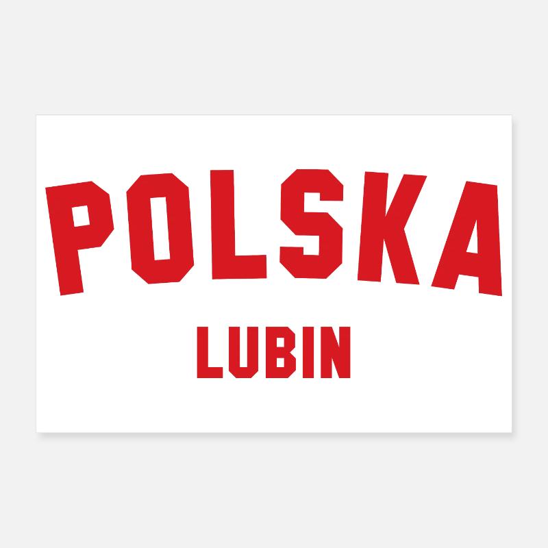LUBIN, Polska, Pologne Poster 30 x 20 cm