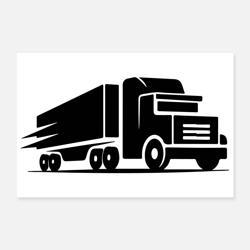 Lkw Logo Poster 30x20 cm