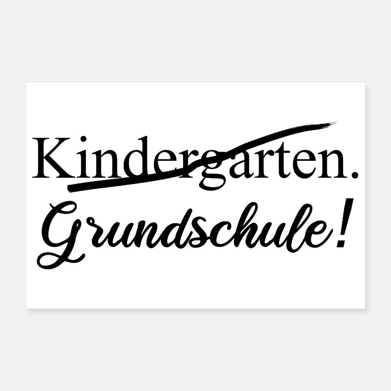 Kindergarten - Primary School Poster 12" x 8" (30x20 cm)