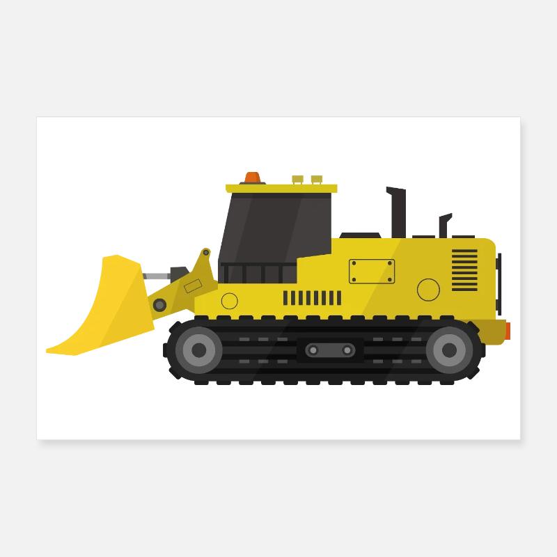 Bulldozer Poster 30 x 20 cm