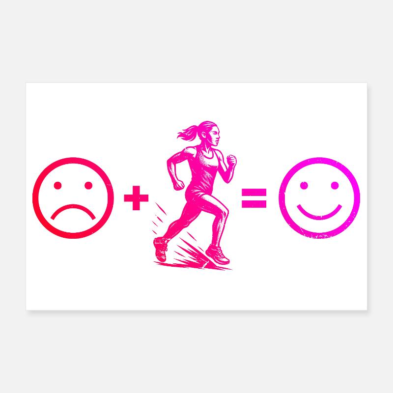 Conception de la course à puissance de course Poster 30 x 20 cm