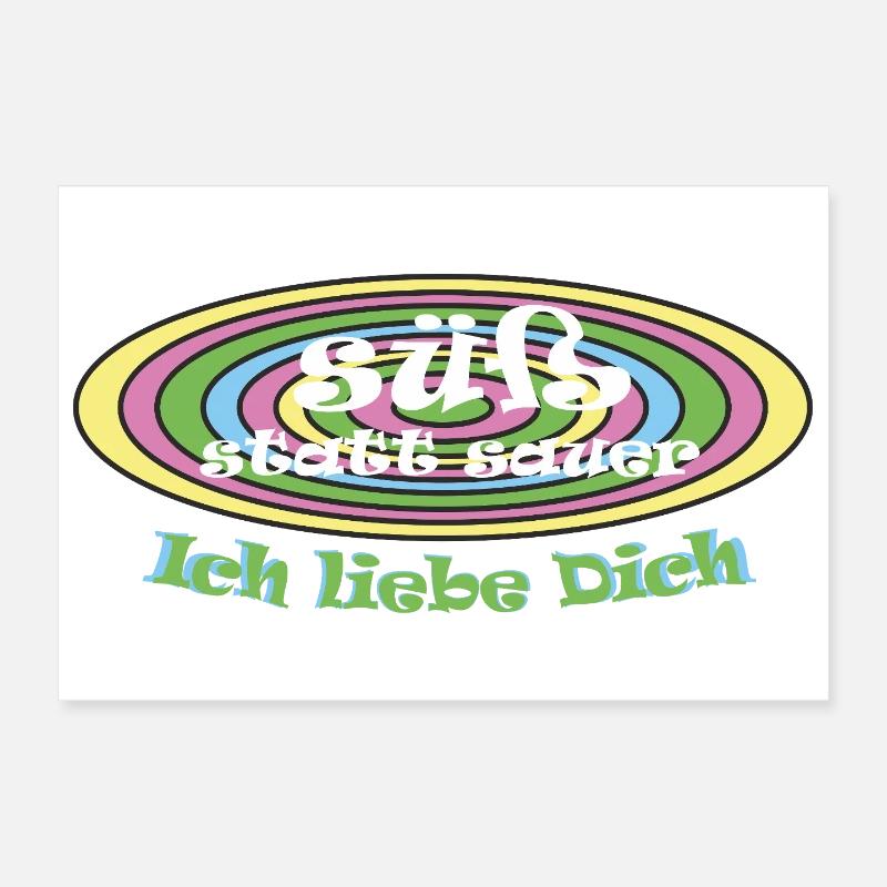 la réconciliation douce plutôt que aigre de la Saint-Valentin Poster 30 x 20 cm