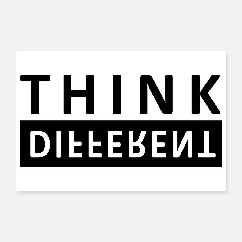 Think Different Poster 30x20 cm