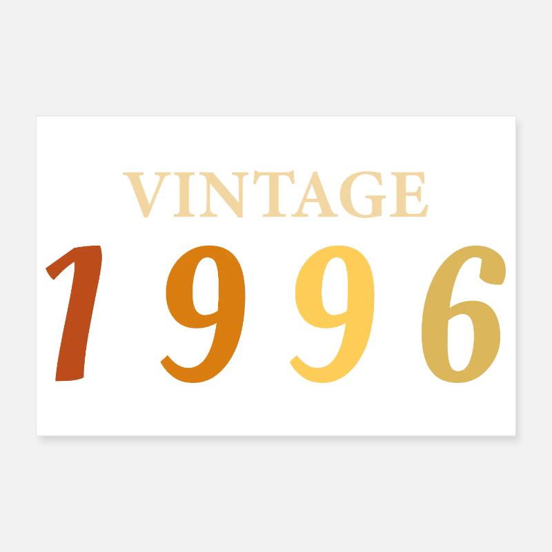Tee 30 Ans Légende Né(e) 1996 Poster 30 x 20 cm
