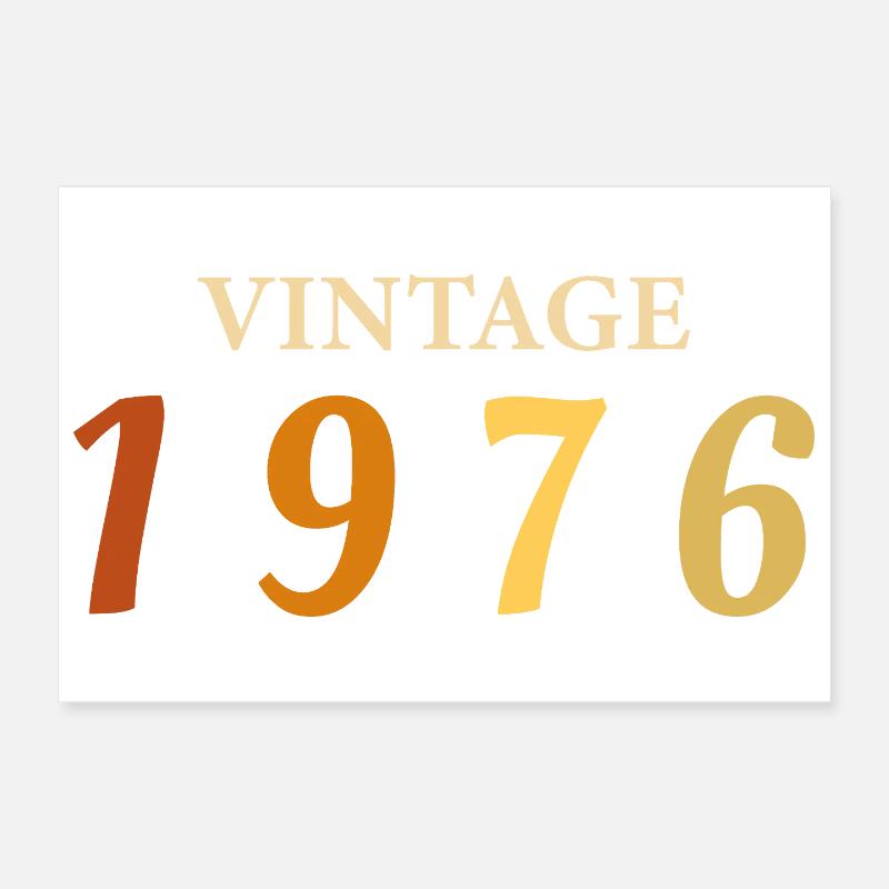 50 Year Old Legend Tee Born 1976 Poster 12" x 8" (30x20 cm)