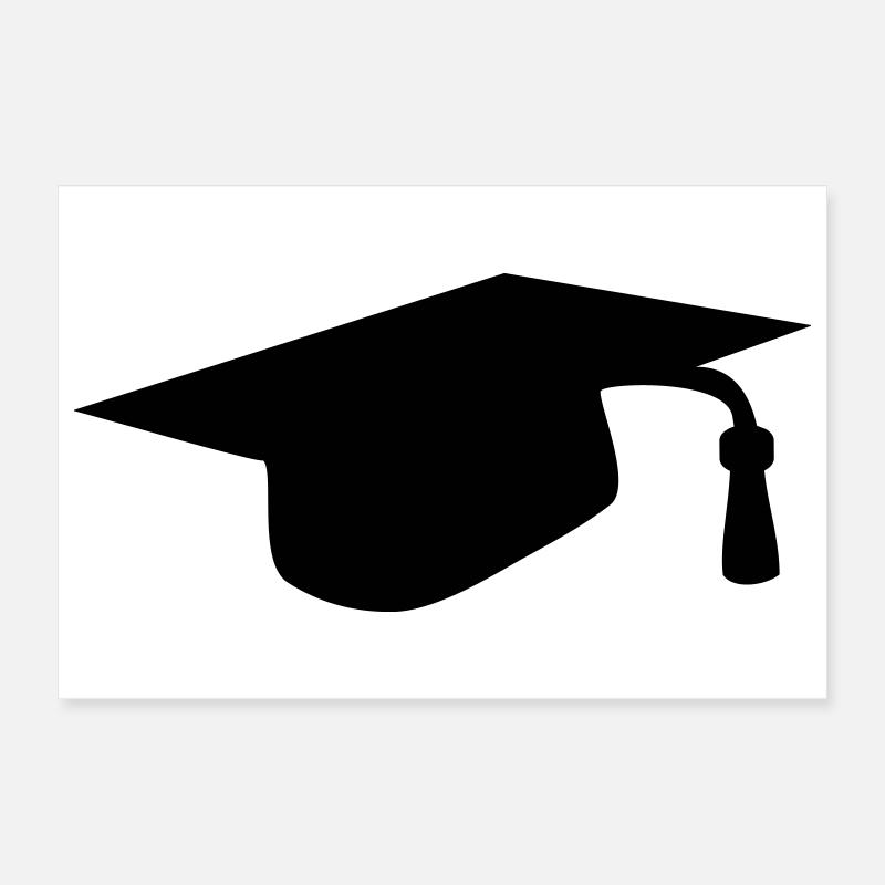 Graduation cap Poster 12" x 8" (30x20 cm)