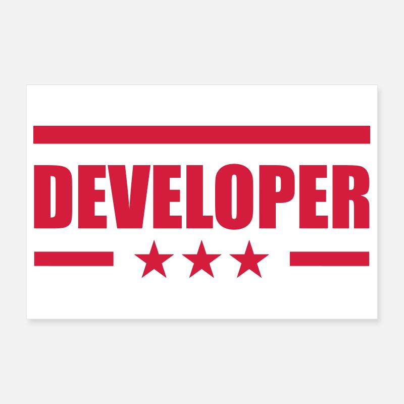 Developer Poster 30x20 cm
