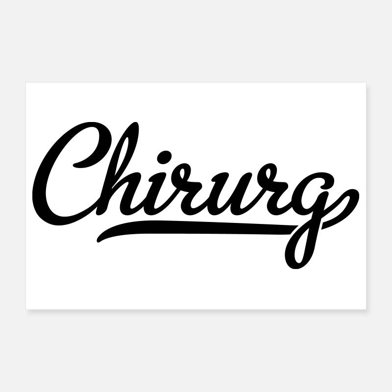 Chirurgien Poster 30 x 20 cm