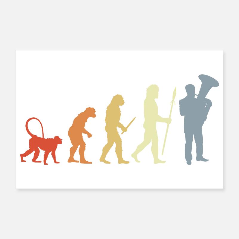 Tubist Evolution Poster 30x20 cm