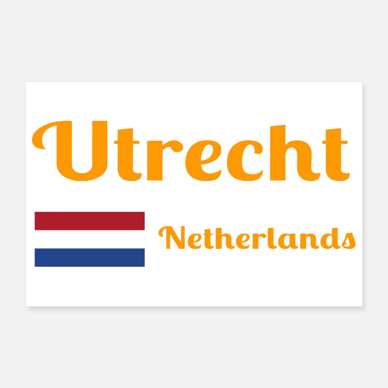 Utrecht, Pays-Bas - Imprimés élégants Poster 30 x 20 cm