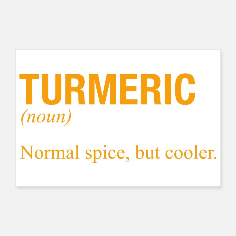 TURMERIC Poster 30x20 cm