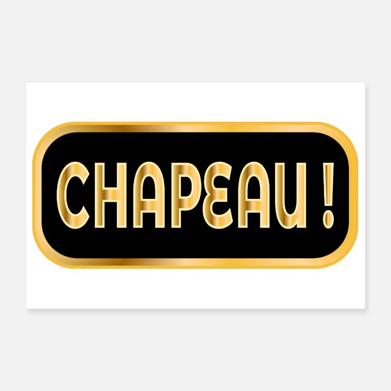 hat Poster 12" x 8" (30x20 cm)