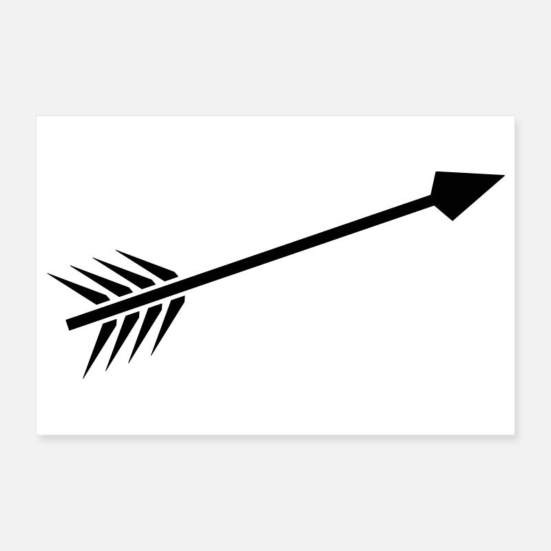 Arrow Poster 12" x 8" (30x20 cm)