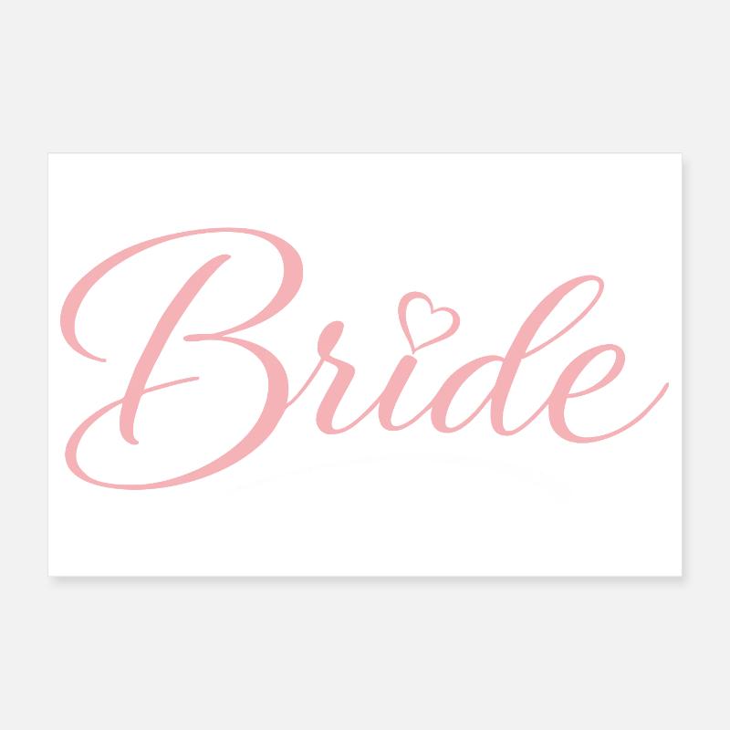 Mariée Poster 30 x 20 cm