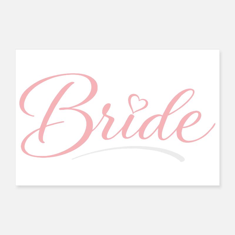 Mariée Poster 30 x 20 cm