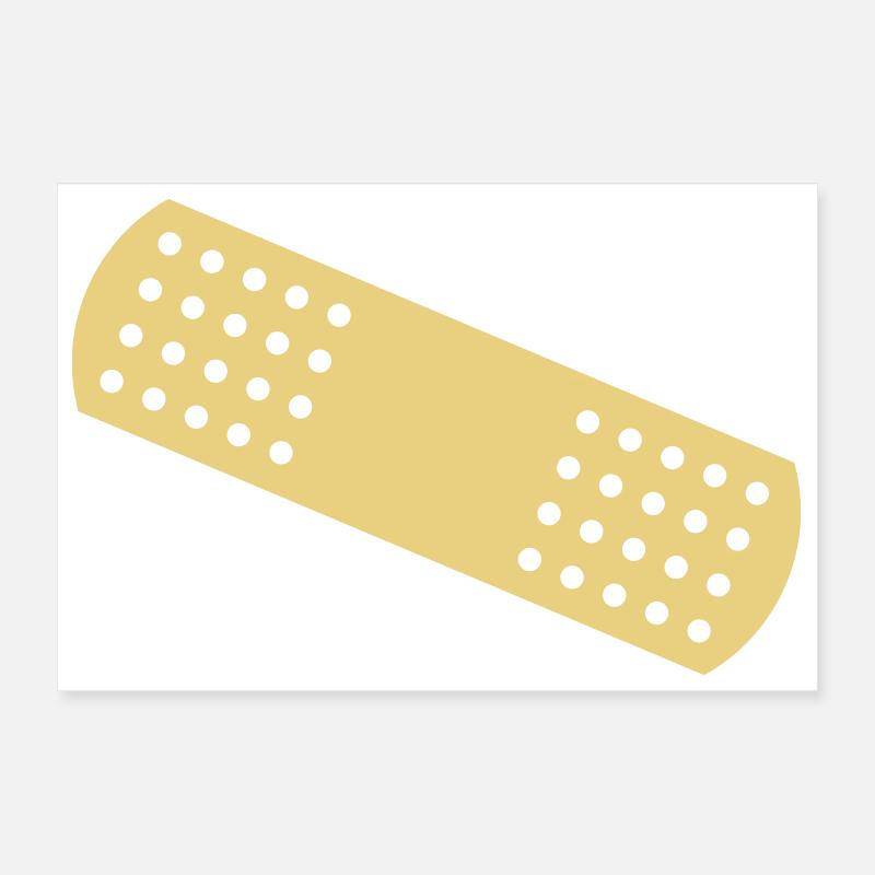 Heftpflaster Poster 30x20 cm