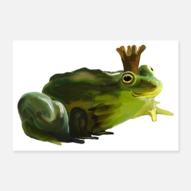 Froschkönig Poster 30x20 cm