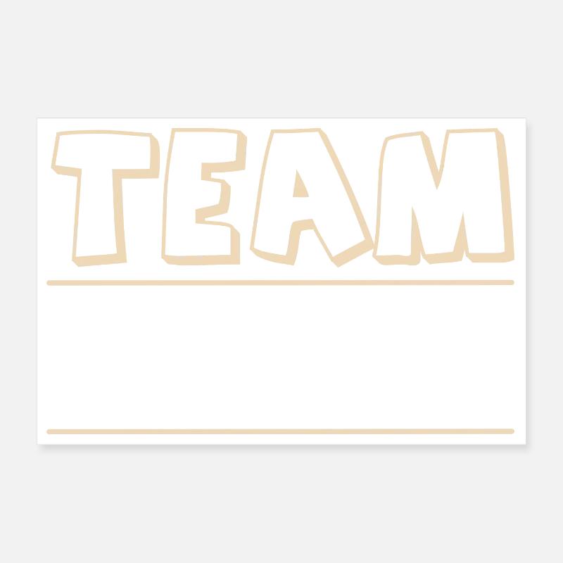 Team Poster 30x20 cm