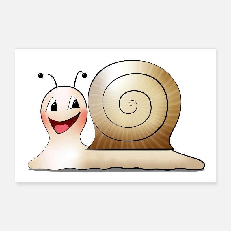 Susi Schneck verbreitet gute Laune - Poster 30x20 cm - Weiß
