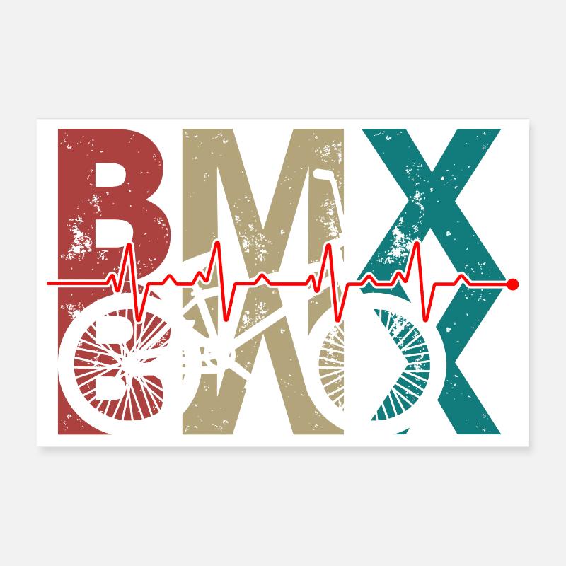 BMX Pulse Bike Logo Poster 30 x 20 cm