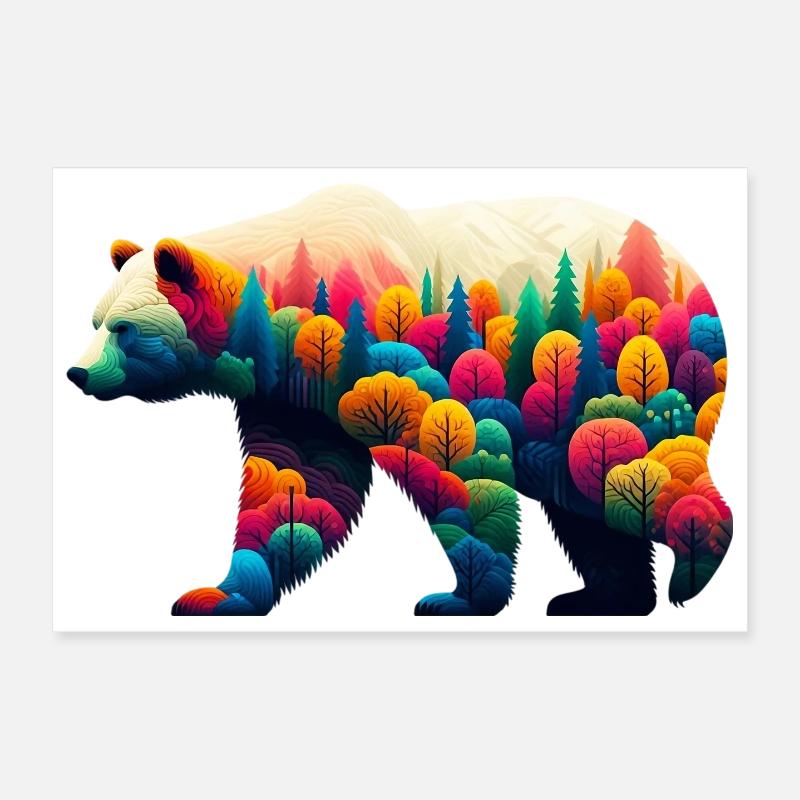 Bär Poster 30x20 cm