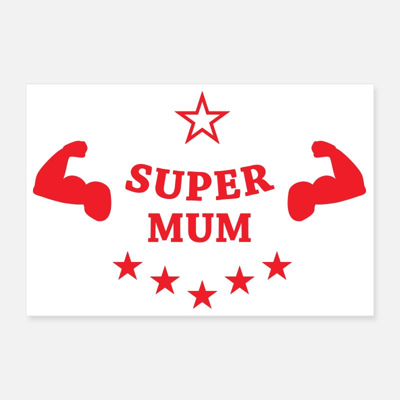 Super Maman Poster 30 x 20 cm