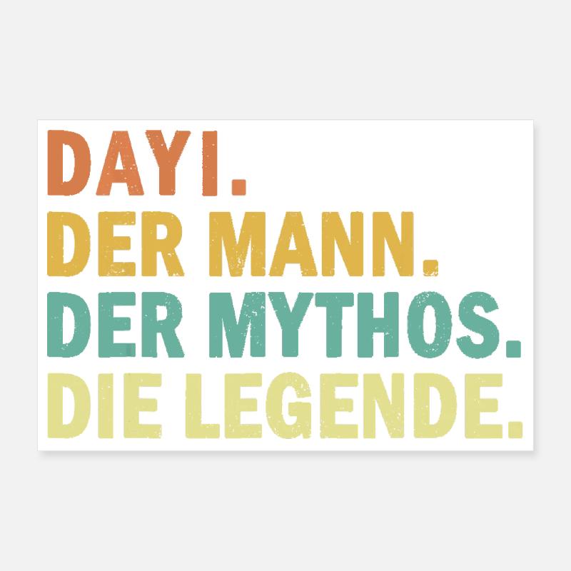 Türk Dayi Onkel. Der Mann. Der Mythos. Die Legende Poster 30x20 cm