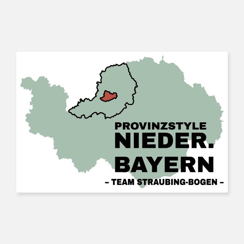 Lower Bavaria | STRAUBING ARCH Poster 12" x 8" (30x20 cm)