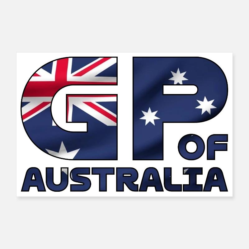 australia_gp Poster 30 x 20 cm