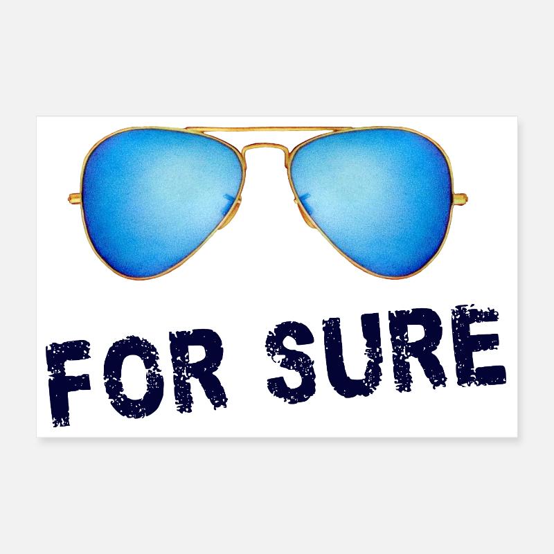 Sicher Poster 30x20 cm