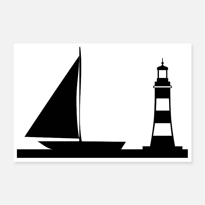 Sail Poster 12" x 8" (30x20 cm)