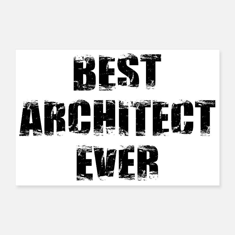 Architekt Poster 30x20 cm