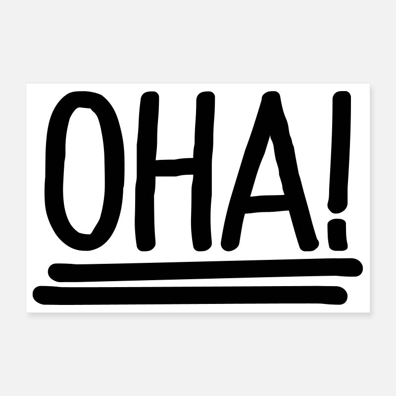 oha Poster 30x20 cm