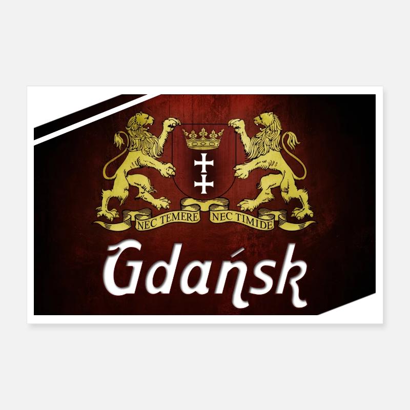 Danzig - Polen Poster 30x20 cm