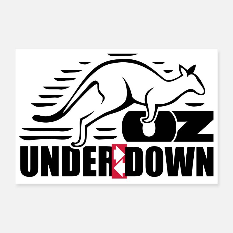 down under Poster 30 x 20 cm