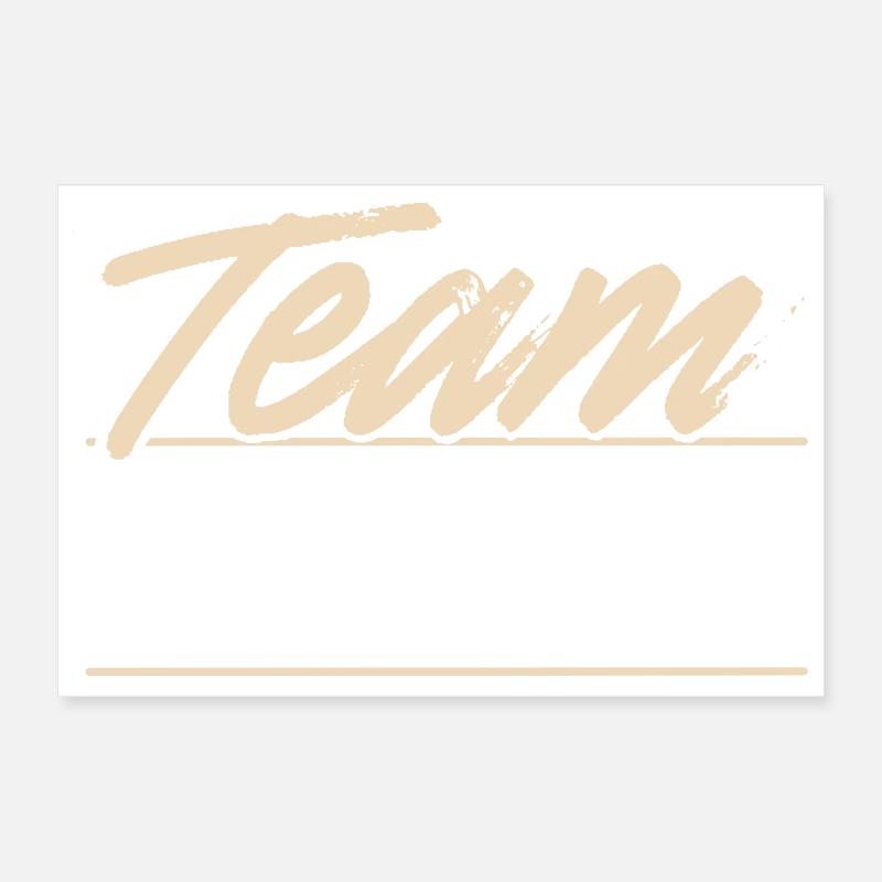 Team Poster 30x20 cm
