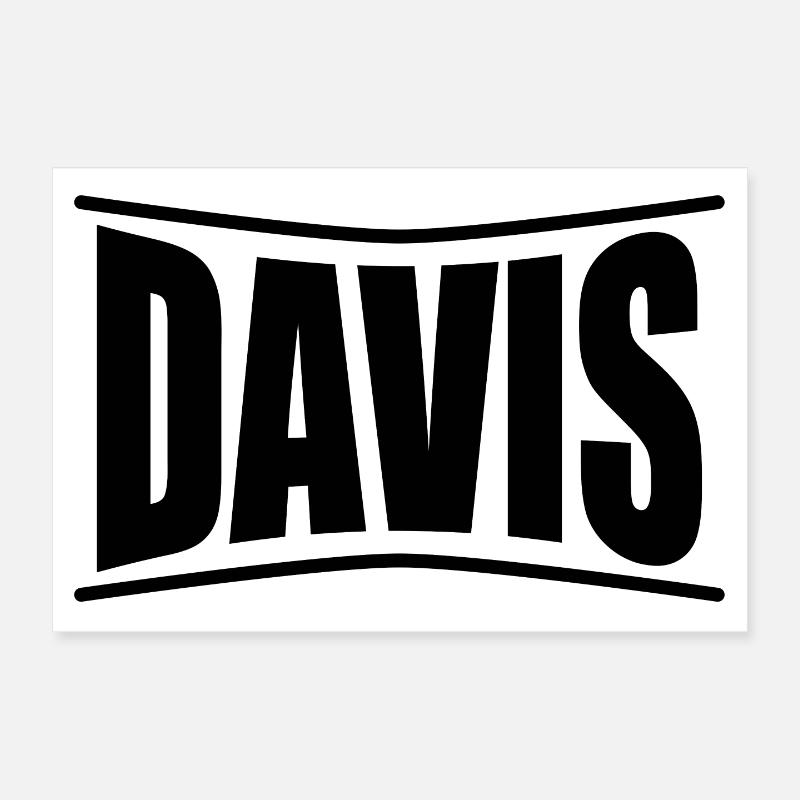Idée cadeau t-shirt Davis Poster 30 x 20 cm