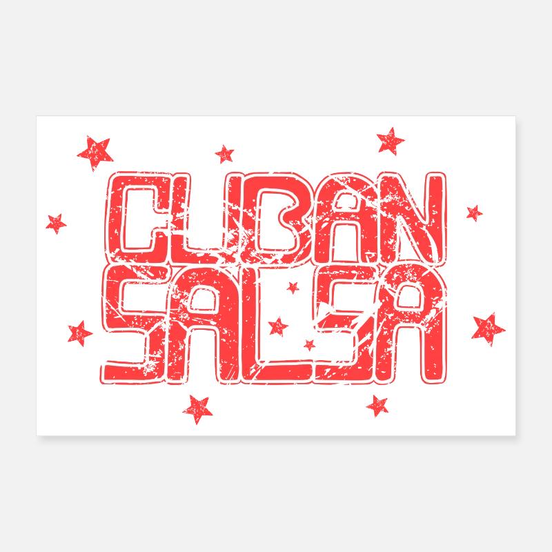 Cuban Salsa Rueda Timba Tanzen Poster 30x20 cm