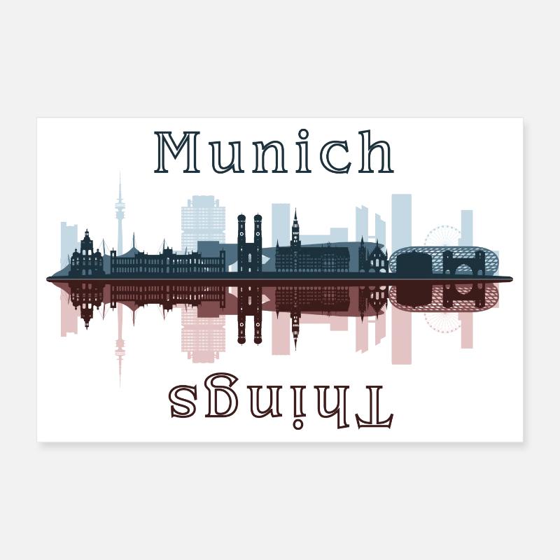 Choses Munich Poster 30 x 20 cm