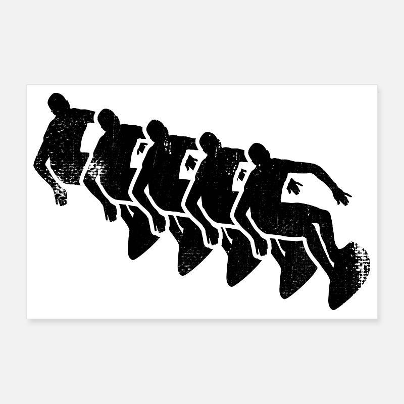 Dessin de surf Poster 30 x 20 cm