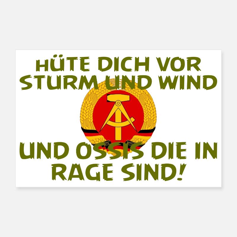 SSW27 OSSIS IN RAGE Poster 30x20 cm